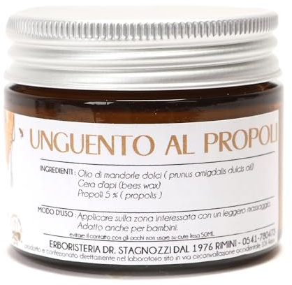 Unguento al Propoli 50 ML | Cicatrizzante | Disinfettante | Contro acne, eruzioni cutanee, scottature, ferite
