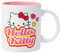 Silver Buffalo Sanrio Hello Kitty Hearts Glitter nome tazza in ceramica, 590 ml