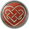 NOOSA-Amsterdam ORIGINAL Chunk CELTIC LOVE KNOT rot