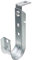 Xadnitu Kabelhalterung J-Haken mit Winkelclip, 1,9 cm (3/4 Zoll), robuster Metalldraht, Kabelhalterung, J-Haken-Aufhänger zur Befestigung horizontaler Oberflächen und 6,35 mm Gewindestange (20 Stück)