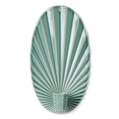 Dottir Nordic Design Pipanella Waves Candle Sconce Peacock