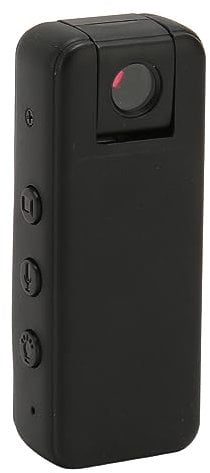 Mini Body Camera, 1080P 12MP Night Vision Body Camera with Audio, 5H Loop Recording Time Body Worn Camera with Clip, 1000Mah Battery, Bike Camera for Cycling Home Office Security