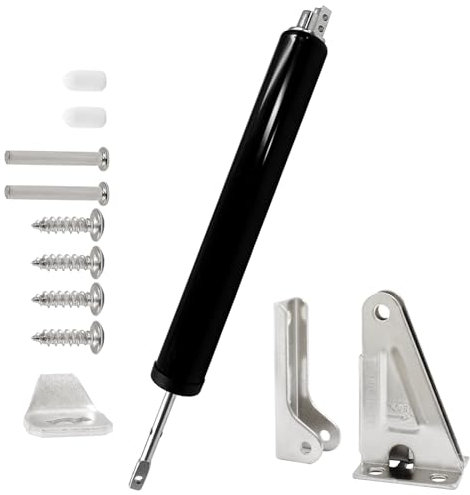 Unlorspy Storm Türschließer, verstellbar, robust, pneumatisch, für 15–35 kg Fliegengittertüren und Sicherheitstüren (braun)