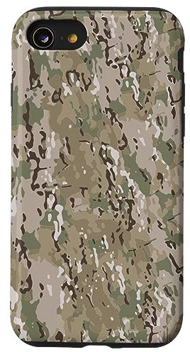 Hülle für iPhone SE (2020) / 7 / 8 MultiCam Camouflage
