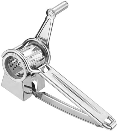 IMIKEYA Handkurbel Käse Reibe Aus Rostbeständigem Stahl Sichere Geruchlose Klingen Vielseitig Für Käse Knoblauch Schokolade Kompakt Und Langlebig Für Küche