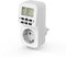 conecto presa termostatica digitale, con sensore interno e timer, per terrario, serra, affumicatore, riscaldamento, regolatore di temperatura, raffreddamento e monitoraggio del gelo, 3600 watt, bianco