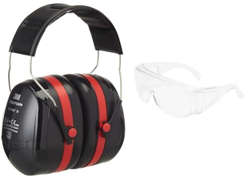 3M PELTOR Optime III H540A-411-SV, cuffie anitrumore per lavoro, Protezioni acustiche & OCCHIALI SICUREZZA unisex 3M ART. 71448 VISITOR