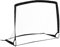 Relaxdays Pop Up Tor, faltbares Fußballtor, für Garten & Park, Kindertor mit Transportasche, HBT: 100x120x65 cm, schwarz