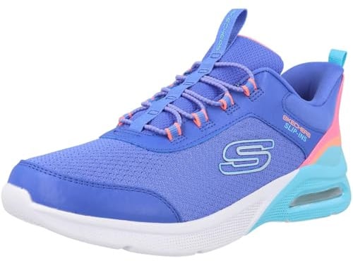 Skechers - Microspec MAX Colour Treifecta, Zapatillas Niña, Blue,
