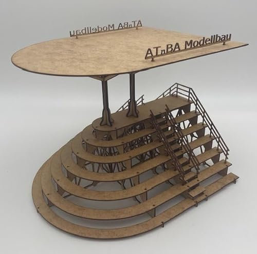 AT-BA Modellbau 220116 Slotcar-Tribüne kurz