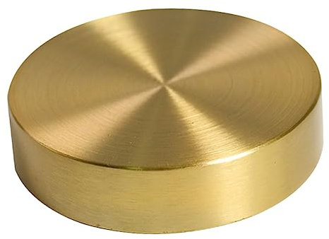 TEHAUX Runder Briefbeschwerer aus Messing für Papier, Kalligrafie Zubehör
