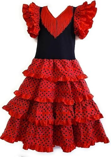 Flamenco Sevillane-Kleid für Mädchen