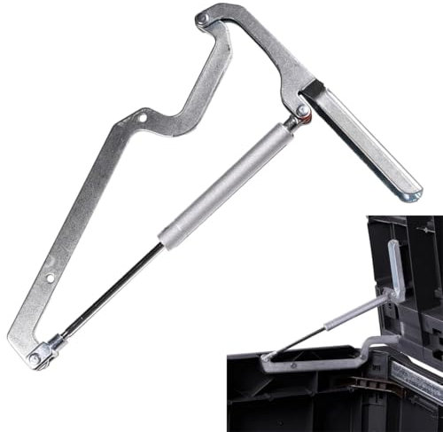 FiTspi Support de charnière de piston de couvercle à gaz 120N pour charnière Keter Store It Out Arc/Max/Ace Pièce de rechange pour rangement Keter