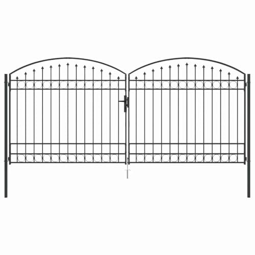 vidaXL Zauntor für den Garten - Klassisch und Traditionell - ideal für Privatsphäre und Sicherheit