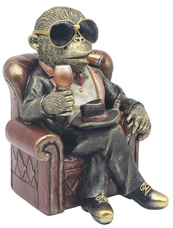 Lesser & Pavey Gorilla Decor Figurine | Bold Animal Design, Artistic Detailing, Statement Accent, Stable Display, Ideal for Home and Office Decor, Unique Gift