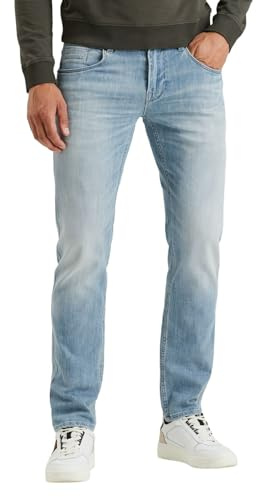 PME Legend Herren Jeans NIGHTFLIGHT - Low Waist - Regular Fit - Blau Grau