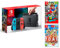 Nintendo Switch Rouge/Bleu Néon 32Go Pack + Super Mario Odyssey + Captain Toad: Treasure Tracker