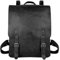 LXY - Mochila de piel vegana vintage casual para ordenadores portátiles para mujeres y hombres, negro, para libros, escapadas de fin de semana, viajes