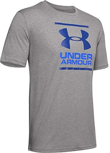 Under Armour Men UA GL Foundation Short Sleeve Tee, Super Soft Men's T Shirt for Training and Fitness, Fast-Drying Men's T Shirt with Graphic