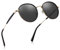 CARFIA Polarisierte Damen Herren Sonnenbrille UV400 Retro Runde Blaulichtfilter Brille für Freizeit Fahren Golf