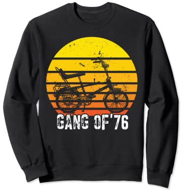 High Riser Bike Chopper 70s Hipster Birthday 1976 Vintage Sweatshirt