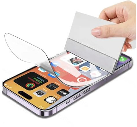 CUFEREDU 2pcs flexibler vorderer Bildschirmschutz kompatibel mit iPhone 15 Pro Max 6.7 3D Hydrogel Folie transparentes TPU film explosionsgeschützt nicht gehärtetes Glas