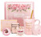 Joymaking World's Best Mum Coffee Mug Set - 14Oz Pink Marble Ceramic Coffee Cup Set for Mum, Mothers Day, Christmas, Birthday Gifts from Daughter or Son