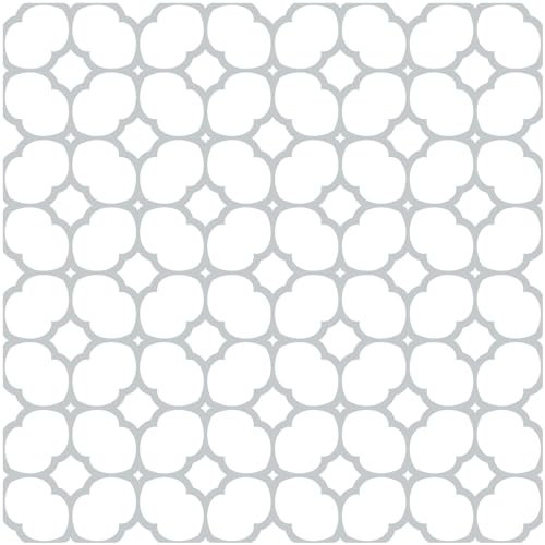 d-c-fix dalle PVC adhésive sol Grille Bloomy - 11 pièces - imperméable autocollant - carrelage revêtement carreaux pour salle de bain, cuisine & salon 30x30 cm