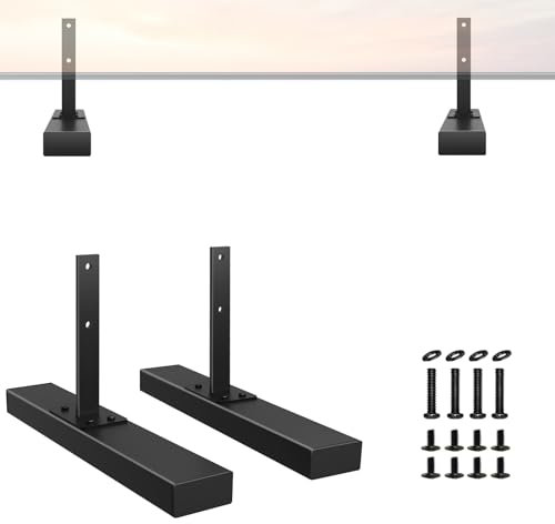 Varghesyla Metall-TV-Standfüße für Sony Bravia Fernseher, XBR-55X900E, XBR-65X900E, 50 mm Lochabstand, Schwarz, Tischplatte