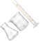 50ml Glass Beaker 10ml Graduated Cylinder Graduated Narrow Mouth Erlenmeyer Flask Measuring Cup Laboratory Equipment 3pcs