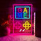 STHomedeco Game Neon lampe - Alimenté par USB Enseigne Lumineuse Decor Gaming Cool Néon pour Chambre Salle de Jeux Bar Enfants Cadeau Décoration de Fête (GAME Rose)