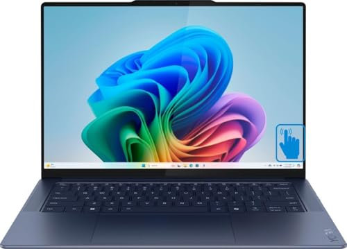 Lenovo Yoga Slim 7X Copilot PC portatile 14,5 touchscreen OLED 3K 1000 nits display (Snapdragon X Elite X1E-78-100, 16GB LPDDR5X, SSD 1TB, KB retroilluminato, WiFi 7, Win 11 Home) (16 GB RAM|SSD 1