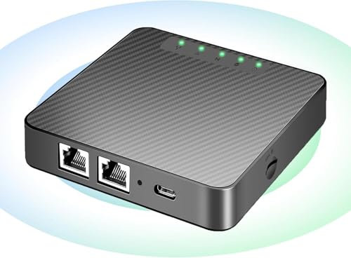 Routeur WiFi Portable SIM,4G LTE 300mbps Global Band,Mobile WiFi Hotspot,2 Ports Ethernet,Antenne de Voiture Intégrée,Couverture de Signal WiFi 9800 sq.ft Convient pour Famille Outdoor (T-CPE301K)