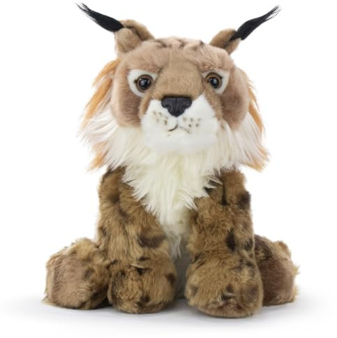 BARRADO Premium-Plüschtier mit Wildtieren (Luchs)