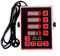 Toplionace Minuteur de Cuisine Professionnel 4 Canaux en Acier Inoxydable avec Alarme et Rappel pour Pâtisserie, Cuisson, Friture, Hamburgers et Poulet Frit220V