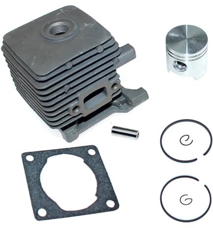 LAVAS Cylinder Piston Kit 34mm Fits for Stihl Brushcutter Blower Auger FS38 FS45 FS46 FS55 HL45 FC55 BT55 KM55 MM55 SH85 4140 020 1204