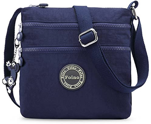 Foino Umhängetasche Damen Schultertasche Mode Kuriertasche Vintage Handtasche Lässige Taschen Reisetasche Leicht Strandtasche Sporttasche für Mädchen Büchertasche Design Messenger Bag