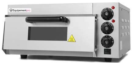 equipementpro {ep-1st} horno de Pizza (acero inoxidable, 4 x 20 cm horno de Pizza profesional horno a Pizza acero inoxidable horno A tatre Flambée