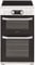 Hotpoint HD5V93CCW Cuisinière électrique double four avec plaque de cuisson en céramique Blanc 50 cm