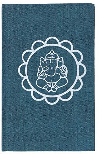 GURU SHOP Notizbuch, Tagebuch - Elefant Mandala Petrol, Ganesh Mandala Petrol, 17x11x1 cm