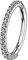 OUFER 16G Rostfreier Stahl Knorpel Ohrringe Fünf Petal Clear CZ Blume Tragus Helix Earrings Knorpel Ohrstecker Steel 12mm