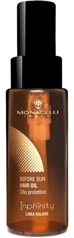 Monacelli Inphinity Before Sun Hair Oil 50ml Olio Protettivo per Capelli