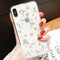 Emlivi Hülle iPhone 11 Hülle, iPhone Xr Handyhülle Silikon Muster iPhone XS Max Schutzhülle Bumper Handyhüllen Case für Apple iPhone 11 Pro Max (iPhone XS Max, Kleine rosa Blume)