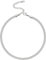 LIHELEI Halskette Damen Schlangenkette, Silber Snake Kette für Mädchen, Collier Halsband Choker Modeschmuck für Geburtstag Geschenk-4mm/silber