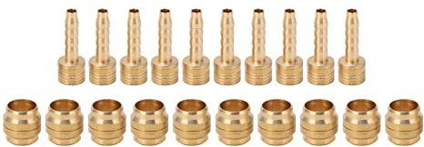 Alomejor 10Set Fahrradbremse Olive Hydraulische Scheibenbremsleitung Olive Insert Connector für Magura MT2, MT4, MT5, MT6, MT7, MT8