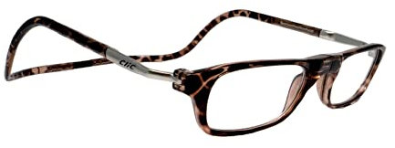 CliC Eyewear - Lesebrillen für Damen und Herren XXL - Lesebrille mit Magnet - Aus Polyamid TR90 - Flexible Einstärkenbrille - Tortoise 1.5