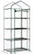 Outsunny Serre de Jardin avec étagères 4 Niveaux, Serre de Balcon, bâche renforcée PVC, châssis en Acier, Porte zippée, pour légumes Plante Fleurs, intérieur et extérieur, 70x50x160cm, Transparente