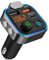 NK Transmisor FM Bluetooth 5.0 para Coche - 3 Puertos: Carga Rápida QC3.0 & Tipo C PD3.0 20W, Manos Libres, Sonido Hi-Fi con Bajos Profundos (Altavoz)