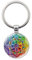CQHODFYA Porte-clés Fleur de Vie Mandala pour Femme et Homme,Porte Clef Géométrie Sacrée,Porte-clés en Alliage de Zinc pour Hommes et Femmes, Idée Cadeau (Boîte Cadeau)