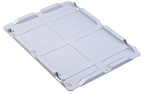 Auflagedeckel Set Eurobox NextGen mit Schaumstoff und 4 blaue Schiebeschnappverschlüsse | BxT 40x60cm | Eurobehälter, Transportbox, Transportbehälter, Stapelbehälter